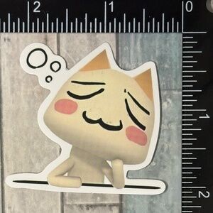🌀10/$10🌀 Toro Kuro Inoue Cat Reusable Waterproof Vinyl Sticker Decal